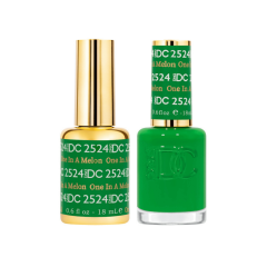 DC Gel Polish Set #2524 One In A Melon, 0.5oz fl oz 