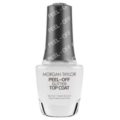 Morgan Taylor Peel-Off Glitter Top Coat, 0.5 fl oz