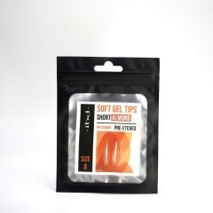IBD Soft Gel Tips Almond Short Size 8 Refill Tips
