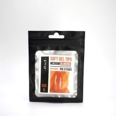 IBD Soft Gel Tips Almond Medium Size 6 Refill Tips