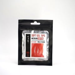 IBD Soft Gel Tips Coffin Medium Size 5 Refill Tips