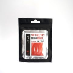 IBD Soft Gel Tips Coffin Medium Size 7 Refill Tips