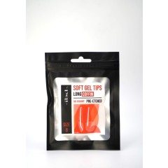 IBD Soft Gel Tips Coffin Long Size 8 Refill Tips