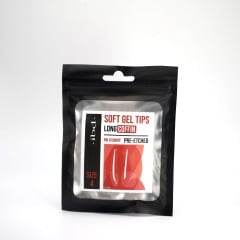 IBD Soft Gel Tips Coffin Long Size 4 Refill Tips