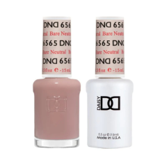 DND Gel Polish Set #6565 Bare Neutral, 0.5oz fl oz