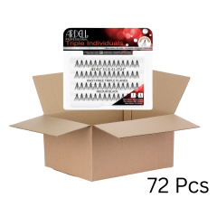 Ardell Triple Individuals Knot-Free Medium Black - 72 Pcs