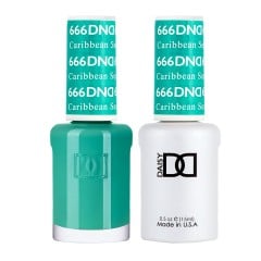 DND Gel Polish Set #666 Carbbean Sea, 0.5 fl oz