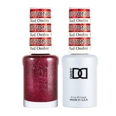 DND Gel Polish Set #677 Red Ombre, 0.5 fl oz