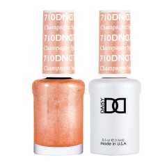 DND Gel Polish Set #710 Champagne Sprakles, 0.5 fl oz