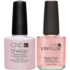 CND Gel & Polish Duo Grapefruit Sparkle, 2pc Bundle