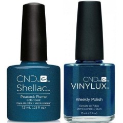CND Gel & Polish Duo Peacock Plume, 2pc Bundle