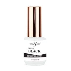 Cre8tion Super Black Gel 0.5 fl oz