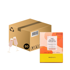 Avry Total Gel-Ohh! Pedi Spa Set, Champagne Toast, 50pk Bundle