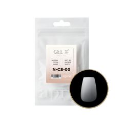 APRÉS Gel-X® Ombre Natural Coffin Short Refill Bag-00