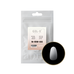 APRÉS Gel-X® Ombre Natural Round Medium Refill Bag-00