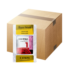 NuRevolution Bare Soak 5 Step Rose Petals - 50pc Case