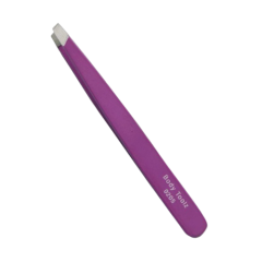 Body Toolz Neon Slant Tip Tweezers Purple