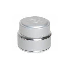 Aluminum Cladded Glass Jar with Inner Disc 2oz Silver