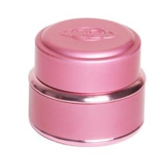 Aluminum Cladded Glass Jar with Inner Disc 2oz Pink