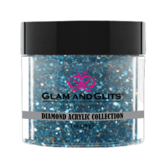 Glam and Glits Icey Blue 1oz Acrylic Powder