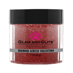 Glam and Glits Ruby Red 1oz Acrylic Powder