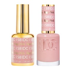 DND DC Pure Gel Polish Set #158 Egg Pink, 0.5 fl oz 