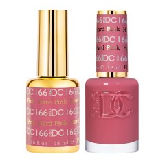 DND DC Pure Gel Polish Set #166 Hard Pink, 0.5 fl oz 