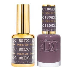 DND DC Pure Gel Polish Set #180 Sweet Vio, 0.5 fl oz 