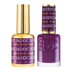 DND DC Pure Gel Polish Set #262 Mardi Gras, 0.5 fl oz 