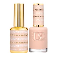 DND DC Pure Gel Polish Set #297 Pink Bliss, 0.5 fl oz 
