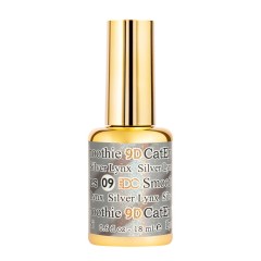 DC 9D Cat Eye Smoothie #09 Silver Lynx, 0.5 fl oz
