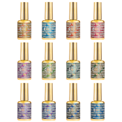 DC 9D Cat Eye Gel Unicorn Set, 12pc Bundle