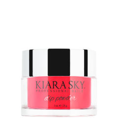 KiaraSky Glow In The Dark Dip Powder #101 Red Hot Glow, 1oz