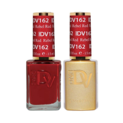 DIVA Gel Polish Set #162 Rebel Red, 0.5 fl oz