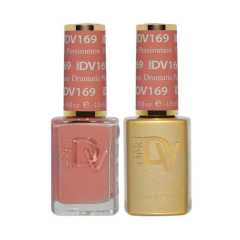 DIVA Gel Polish Set #169 Dramatic Persimmon, 0.5 fl oz