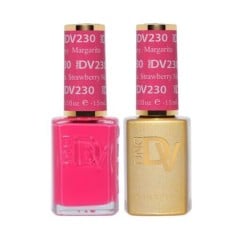 DIVA Gel Polish Set #230 Strawberry Margarita, 0.5 fl oz