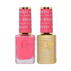 DIVA Gel Polish Set #231 Blazing Berry, 0.5 fl oz