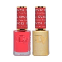 DIVA Gel Polish Set #232 Coral Craze, 0.5 fl oz