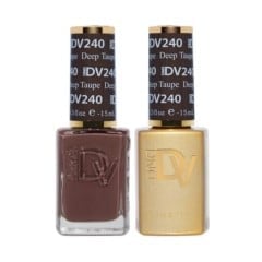 DIVA Gel Polish Set #240 Deep Taupe, 0.5 fl oz