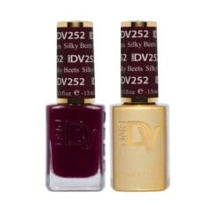 DIVA Gel Polish Set #252 Silky Beets, 0.5 fl oz