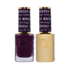 DIVA Gel Polish Set #253 Gothic Grape, 0.5 fl oz