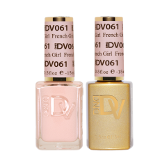 DIVA Gel Polish Set #061 French Girl, 0.5 fl oz