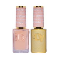 DIVA Gel Polish Set #070 Nude Glamour, 0.5 fl oz