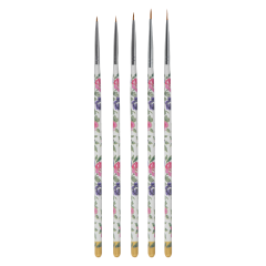 Burmax 5pc Detailing Nail Art Brush Set