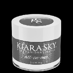 KiaraSky Dip Powder All In One #5086 Little Black, 2oz