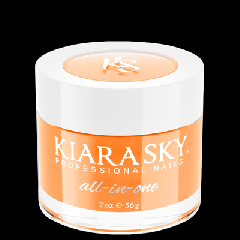 KiaraSky Dip Powder All In One #5090 Peachy Keen, 2oz