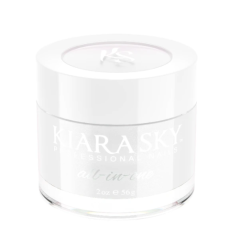 KiaraSky Dip Powder All In One #016 Glistening Snow Cover, 2oz