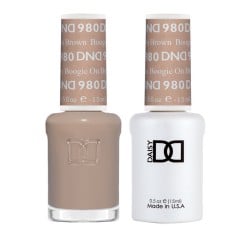 DND Gel Polish Set #980 Boogie On Brown, 0.5 fl oz, Peace