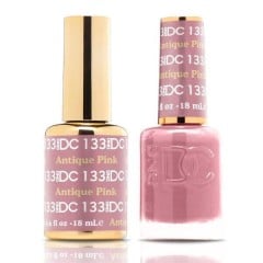 DND DC Pure Gel Polish Set #133 Antique Pink, 0.5 fl oz 