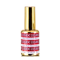 DND DC Gel #225 Maximum Red Mermaid, 0.5 fl oz